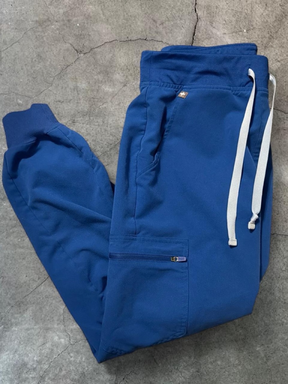 Figs Blue Jogger Pants Small Petite